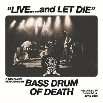 lp nieuw - bass drum of death - LIVE... AND LET DIE (nieuw), Verzenden, Zo goed als nieuw, Overige formaten