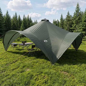 vidaXL Partytent Leger groen 500 x 500 x 350 cm Polyester en, Verzenden, Nieuw, Tot en met 2