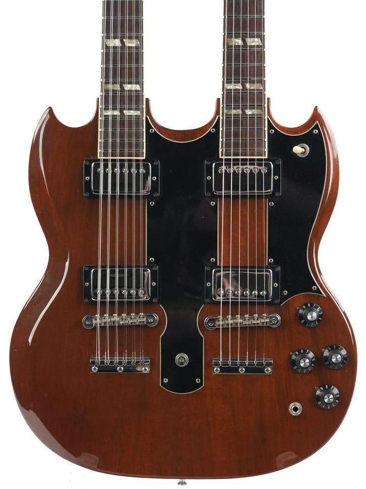 Gibson EDS 1275 Walnut 1974 (Instrument,Electric Guitars), Muziek en Instrumenten, Snaarinstrumenten | Gitaren | Elektrisch, Hollow body