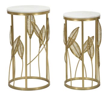 TAFELBLAD SET 2 STUKS CM Ø 35X65,5-30X60,5, Ophalen of Verzenden, Nieuw