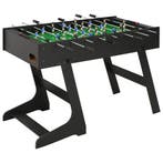 vidaXL Voetbaltafel inklapbaar 121x61x80 cm zwart, Verzenden, Nieuw