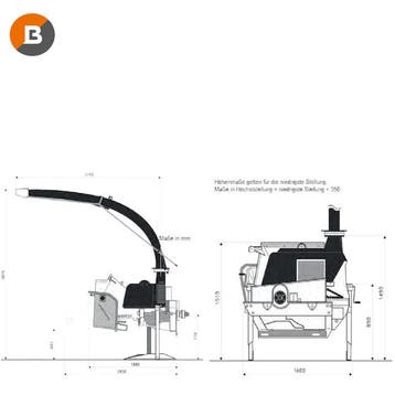 Schliesing 550 ZX snipperaar 100-200 PK - 30cm, Ophalen of Verzenden