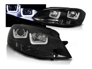Koplamp units met U-LED Black geschikt voor VW Golf 7, Verzenden, Nieuw, Volkswagen