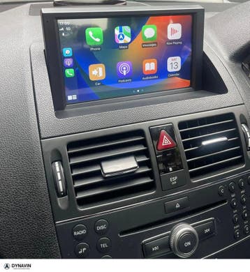 Navigatie mercedes w204 C klasse carplay android 15 usb, Ophalen of Verzenden, Nieuw