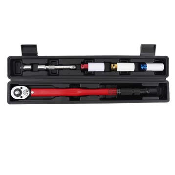 Torque wrench 40Cr ±4% met 3 special sockets 17/19/21mm, Verzenden, Nieuw
