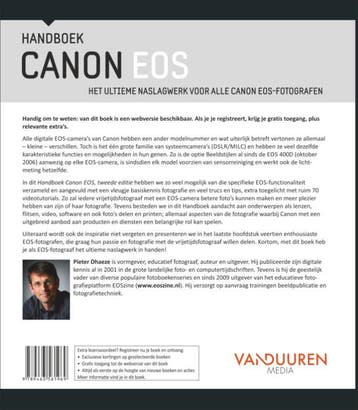 Handboek Canon EOS 9789463561969 Pieter Dhaeze, Verzenden, Gelezen, Pieter Dhaeze