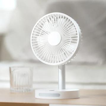USB Ventilator 3600mAh Stil Bureau 5 Snelheden Nachtlamp, Caravans en Kamperen, Koelboxen, Verzenden, Nieuw