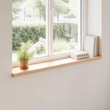 vidaXL Raamkozijnen 2 st Naturel 140 x 15 x 2 cm Massief, Verzenden, Nieuw