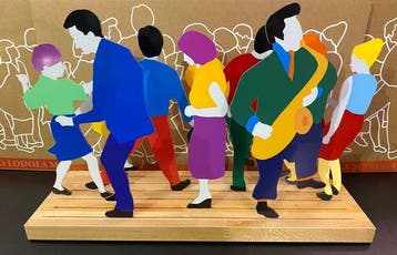 Marco Lodola (1955) - I Ballerini, Antiek en Kunst
