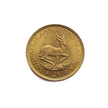 Zuid-Afrika. 2 Rand 1966 - Jan van Riebeeck