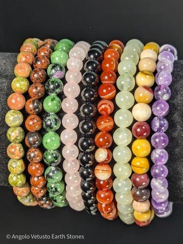 Natuurlijke hoogwaardige edelsteenarmbandencollectie – Set
