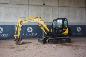 Veiling: Rupsgraafmachine Hyundai R60-7 Diesel 2011, Ophalen, Graafmachine