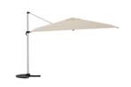 Zweefparasol Jip Silver Aluminium / Beige 294x294cm The, Verzenden, Nieuw
