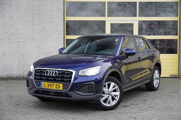Zakelijke Lease |  Audi Q2 35 TFSI 150PK! Pro Line BJ2021 Lm, Stof, Gebruikt, Blauw, Overige brandstoffen