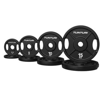 Tunturi Platinum Cast Iron Plate - Bumperplates - 65kg - Set, Sport en Fitness, Verzenden, Nieuw