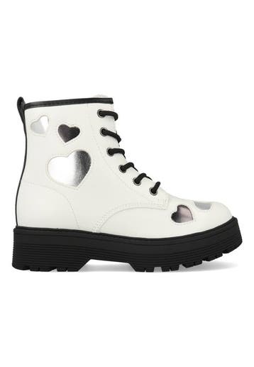 Skechers Gravlen Hi - Metallic Heart 303409L/WHT Wit-32, Verzenden, Nieuw, Wit
