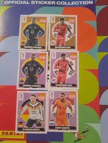 2026 Panini - 6 Sticker - Excellent (EX), Nieuw