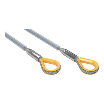 FORTEX PVC Steel 1 meter - Ø10mm 1T staalkabel 6x 36 + stk, Muziek en Instrumenten, Licht en Laser, Verzenden, Nieuw