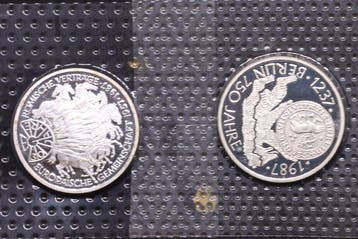 Duitsland. 10 Deutsche Mark Lote 2 monedas platas