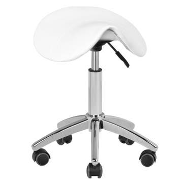 Cosmetische Ergonomische Zadelkruk AM-302 Wit – Zonder, Ophalen of Verzenden, Nieuw