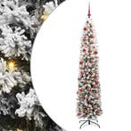 vidaXL Kunstkerstboom Groen 180 cm PVC en Staal en Kunststof, Verzenden, Nieuw