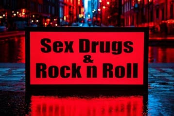 Amsterdam Red-lights Sex Drugs and Rock n Roll licht, Antiek en Kunst