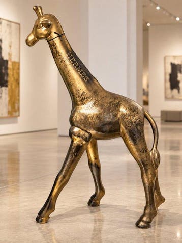 Daluxe Art - 1999 • XL Hermès Giraffe, Antiek en Kunst