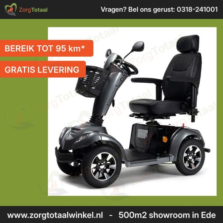 Scootmobiel Vermeiren Carpo 4D - De complete alleskunner, Diversen, Brommobielen en Scootmobielen, Nieuw, Vermeiren, Ophalen of Verzenden