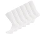 6 paar Katoenen damessokken - Naadloze sokken - Wit, Verzenden, Nieuw