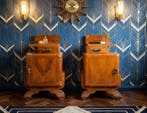 Nachtkastje (2) - Hout - Art Deco