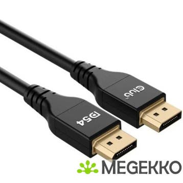 CLUB3D DisplayPortTM 2.1 DP54TM VESA Certified Cable 8K120Hz, Computers en Software, Verzenden, Nieuw