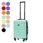BlockTravel Reiskoffer - 39 liter - S - TSA - ABS Mint groen, Hard kunststof, Verzenden, Nieuw, Minder dan 50 cm