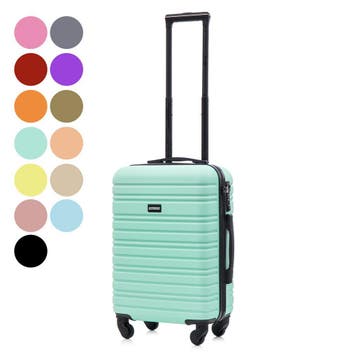 BlockTravel Reiskoffer - 39 liter - S - TSA - ABS Mint groen, Sieraden, Tassen en Uiterlijk, Koffers, Hard kunststof, Verzenden