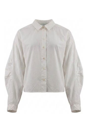 By-bar Blouse in maat L Wit, By-bar, Verzenden, Zo goed als nieuw, Wit