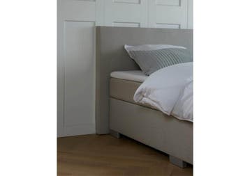 ACTIE! Boxspring Milano 140 200 Beige, Verzenden, Beige, Nieuw, 140 cm