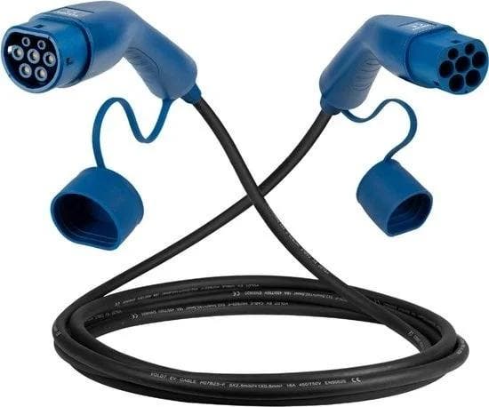 Voldt laadkabel type 2 - 3 fase 16A 4 meter, Auto diversen, Auto-accessoires, Verzenden