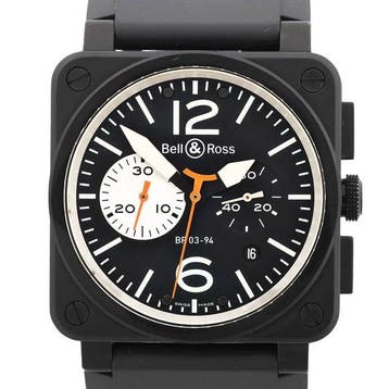 Bell & Ross - BR 03 - BR03-94-S - Heren - 2010-2020, Nieuw