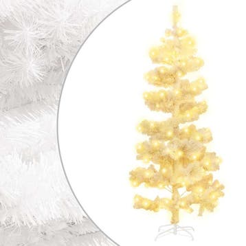 vidaXL Kunstkerstboom met verlichting en standaard 180 cm, Diversen, Kerst, Verzenden, Nieuw