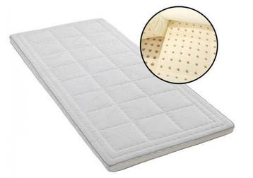 Topper Natuur Latex Deluxe 200 - diverse maten, Verzenden, Nieuw