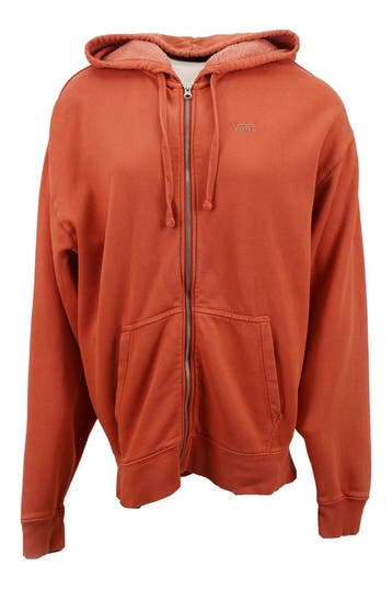 Vans Hoodie in maat XS Oranje, Kleding | Dames, Truien en Vesten, Vans, Verzenden, Zo goed als nieuw, Overige kleuren