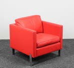 De Sede Fauteuil - Rood Leder, Ophalen of Verzenden, Gebruikt