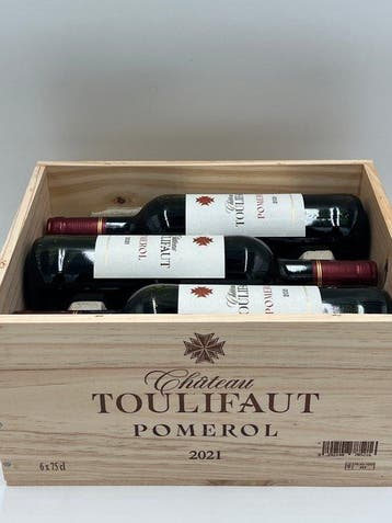 2021 Chateau Toulifaut - Pomerol - 6 Flessen (0.75 liter), Nieuw