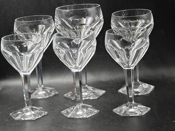 Val Saint Lambert - René Delvenne - Wijnglas (6) - Osram -