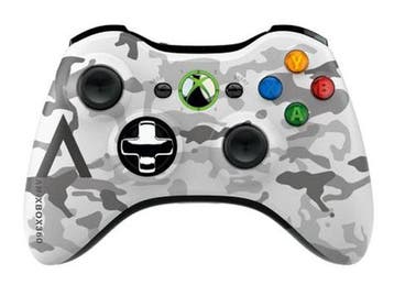 Xbox 360 Controller - Wireless - Call of Duty: Ghosts, Ophalen of Verzenden, Zo goed als nieuw