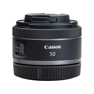 Canon RF 50mm f/1.8 STM met garantie, Ophalen of Verzenden, Gebruikt