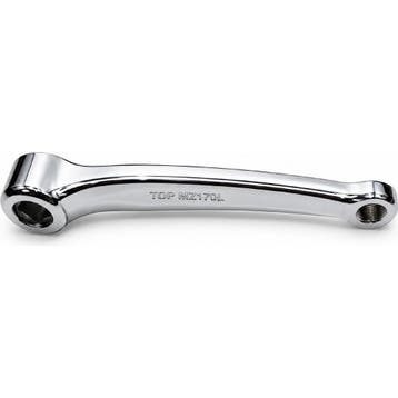 Falkx Stalen crankstel - 170 mm - chroom - spieloos ontwerp, Fietsen en Brommers, Fietsonderdelen, Ophalen of Verzenden, Nieuw
