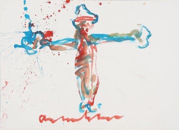 Anton Heyboer (1924-2005) - Aan het kruis