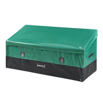 Tuin opbergbox Alanno 52/75x155x64 cm groen en zwart 560L ca, Verzenden, Nieuw