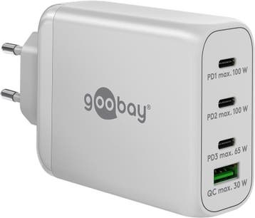 USB-C™ PD GaN Multiport Snellader (100 W)-Wit, Ophalen of Verzenden, Nieuw