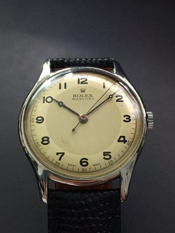 Rolex - Marconi Art-Deco Dial Bitono Arábigo - Zonder, Nieuw